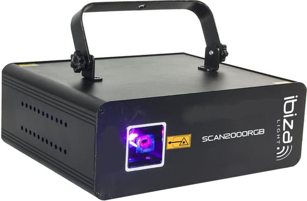 Ibiza RGB Laser 2000MW, DMX & Ilda