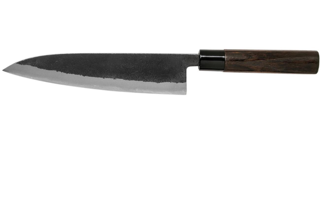 Munetoshi Nashiji Black Gyuto koksmes 21 cm
