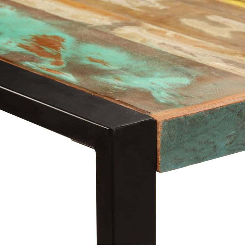 Eettafel - Antieke Stijl - Massief Gerecycled Hout - Uniek Design