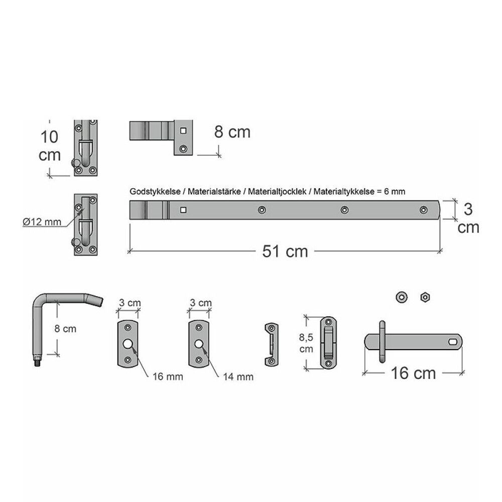 PORT PLUS PIL 90X180CM BRUN