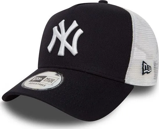 New Era New York Yankees Clean A Frame Trucker cap sort og hvid (11588489)