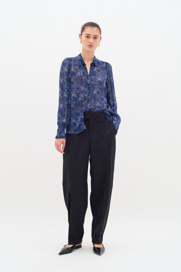 InWear DavilaIW Shirt Clear blue dancing wall