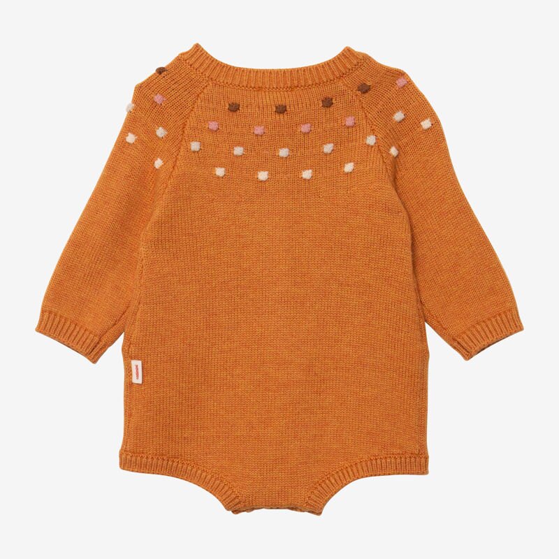 Combi courte bébé fille tricot curcuma Catimini Aucune nuance