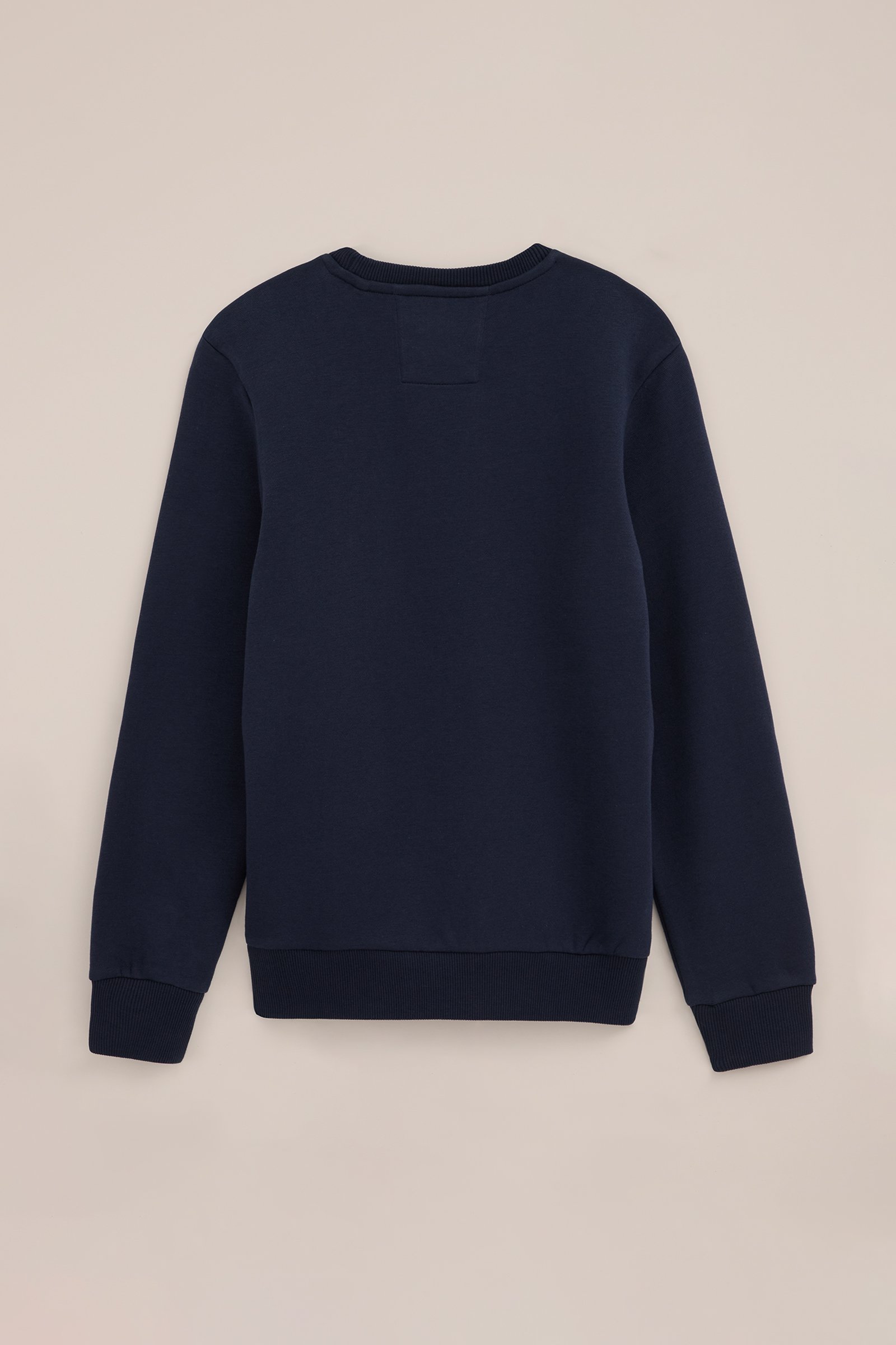 Jongens sweater met opdruk WE Fashion Donkerblauw