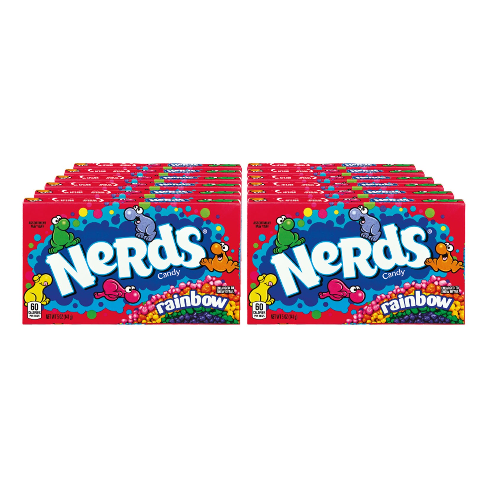 Nerds Candy Rainbow 141 g, 12er Pack