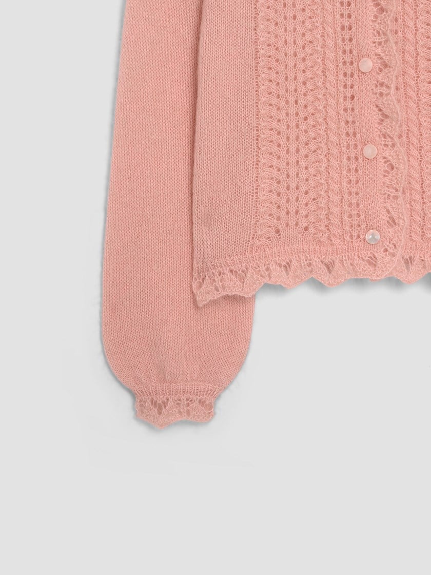 Lucie cardigan Peach Whip