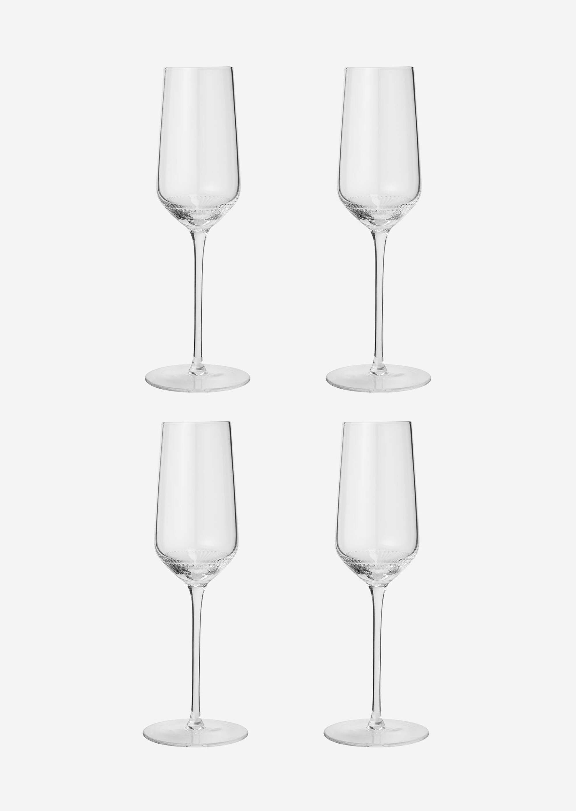 Champagner-Glas Modell MOMENTS im 4er-Set