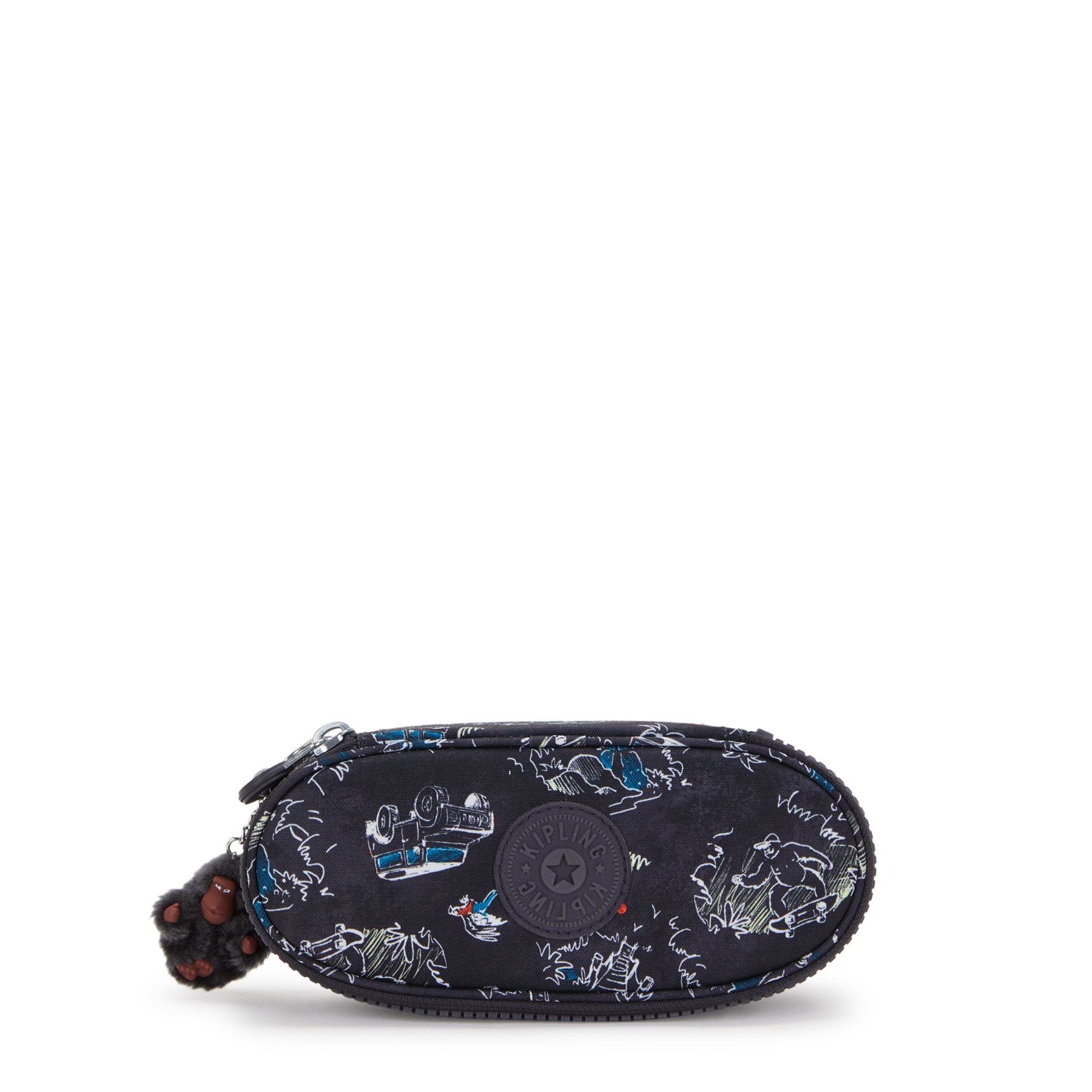 DUOBOX Trousse zippée moyenne à imprimé - Jungle Fun Race