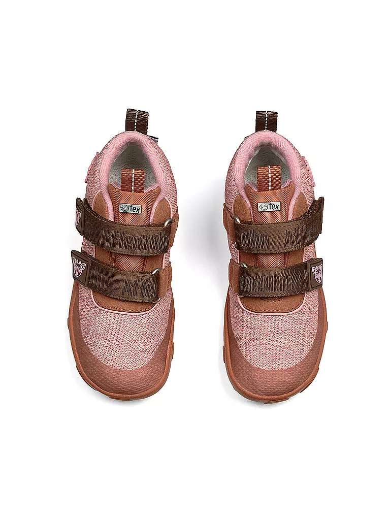 AFFENZAHN Kinder Barfußschuhe - Übergangsschuhe KNIT HAPPY Reh hellbraun