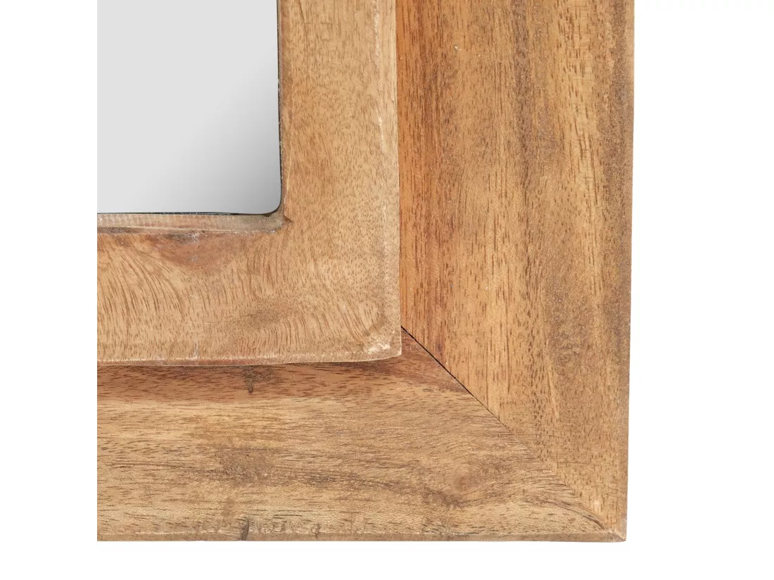 MIROIR MURAL Tara 50x24 cm Bois massif couleurs naturelles