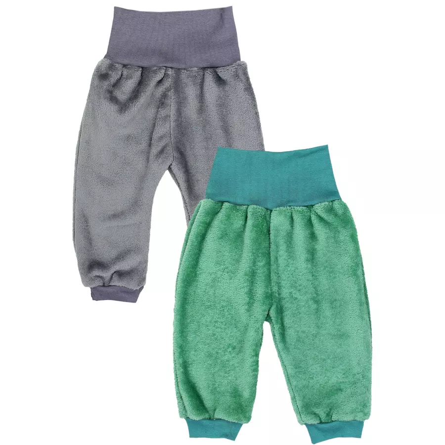 TupTam Baby Unisex Fleece Hose Babyhose Jogginghose Winter Warm graugrün