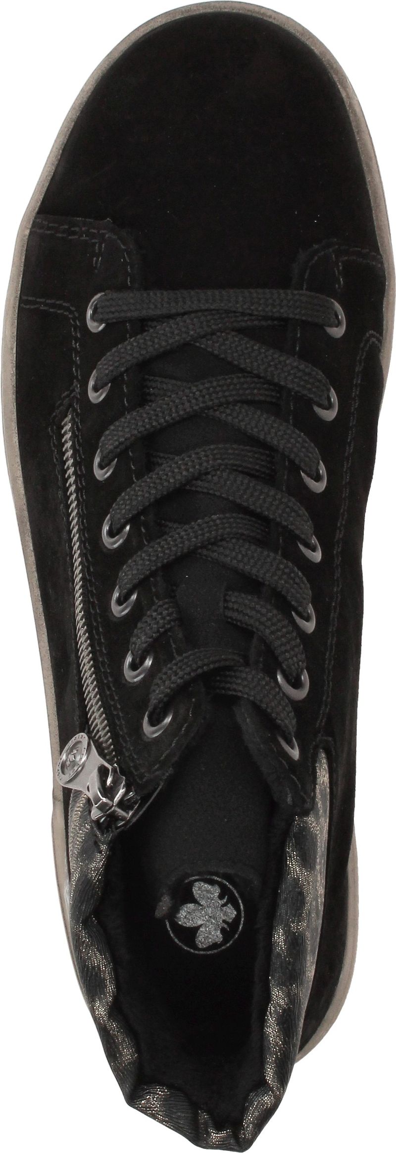 Rieker Veterschoenen Zwart Dames