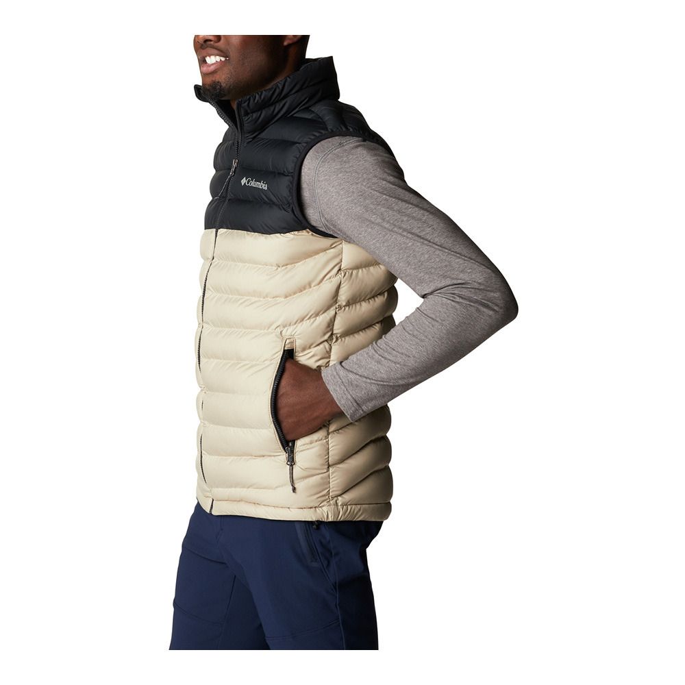 Columbia POWDER LITE - Doudoune Homme fossil/black