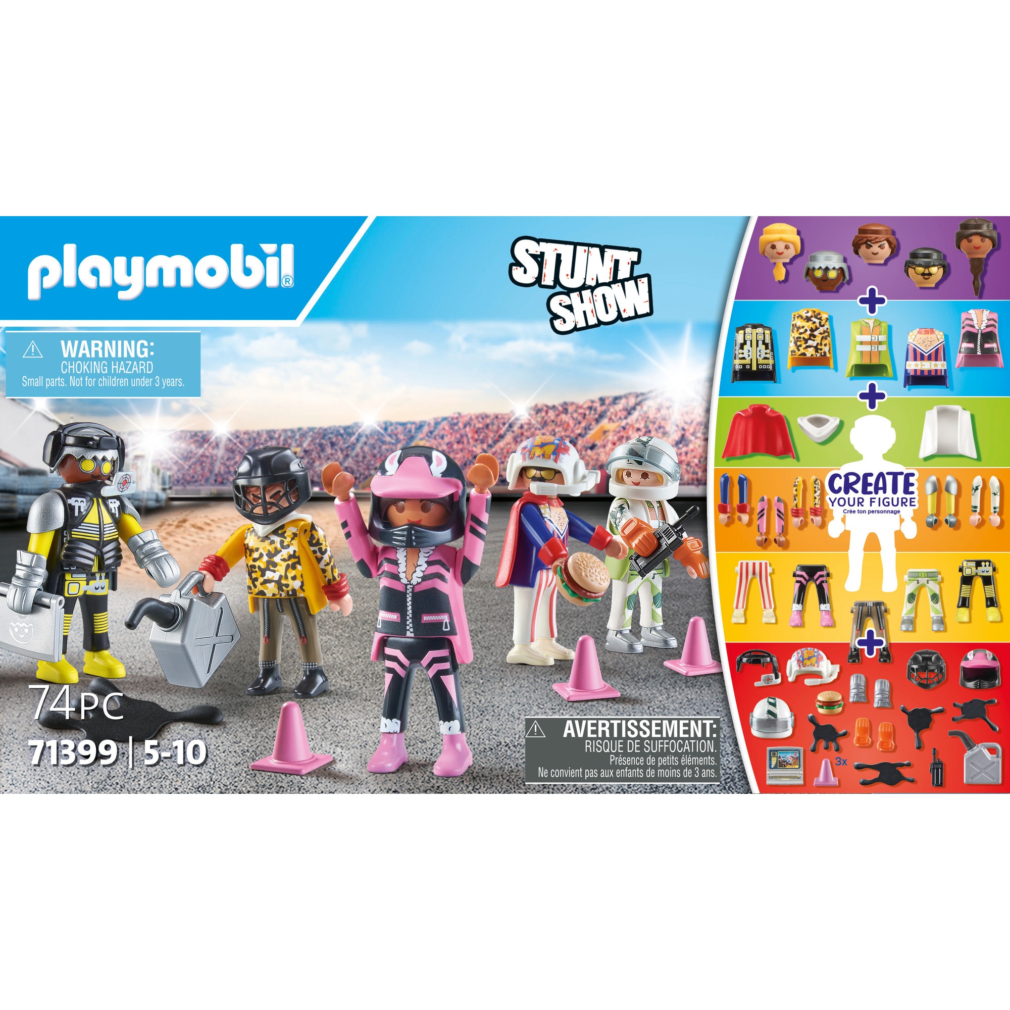 PLAYMOBIL Konstruktionsspielzeug My Figures: Stuntshow