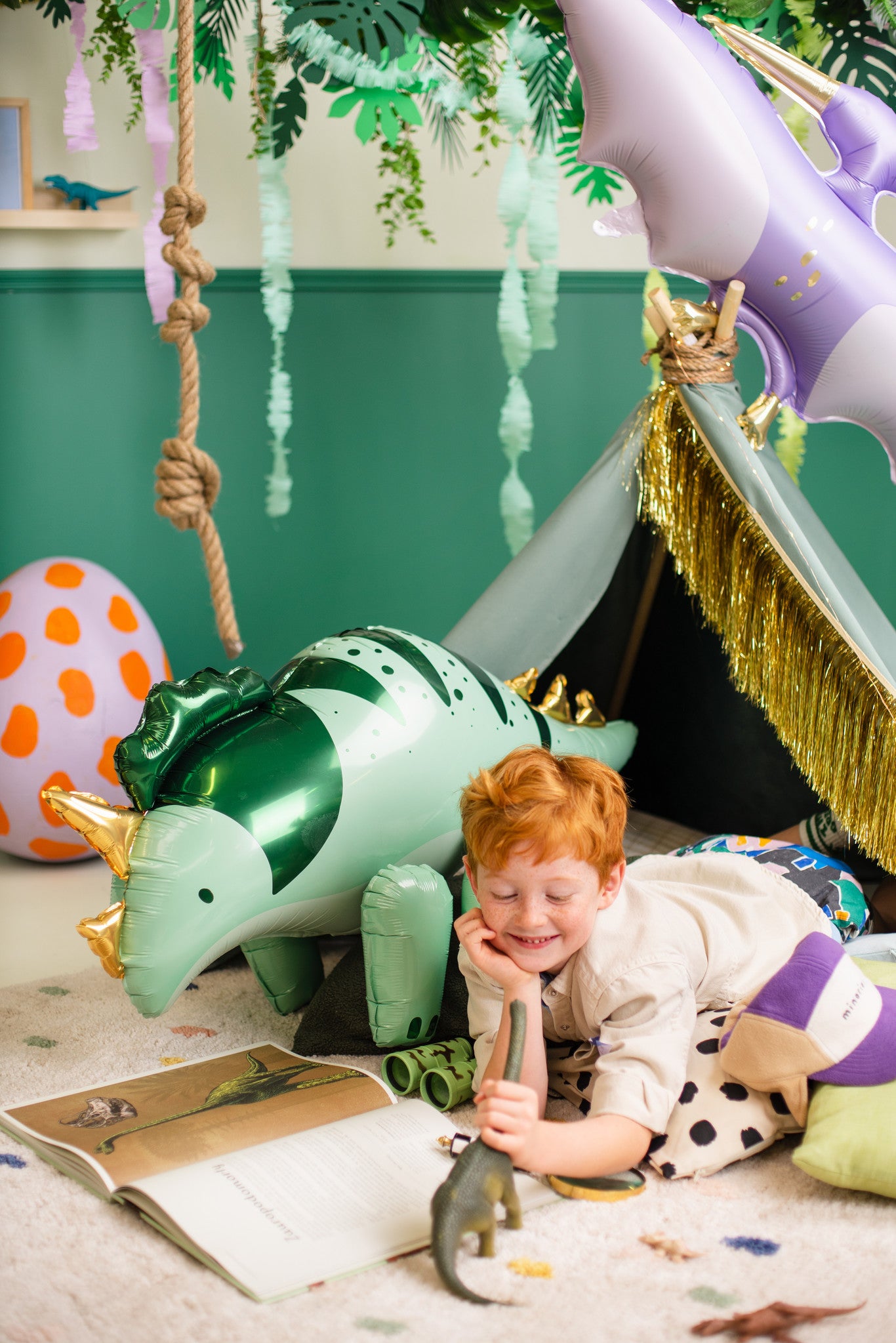Dino Helium Ballon Leeg 93cm