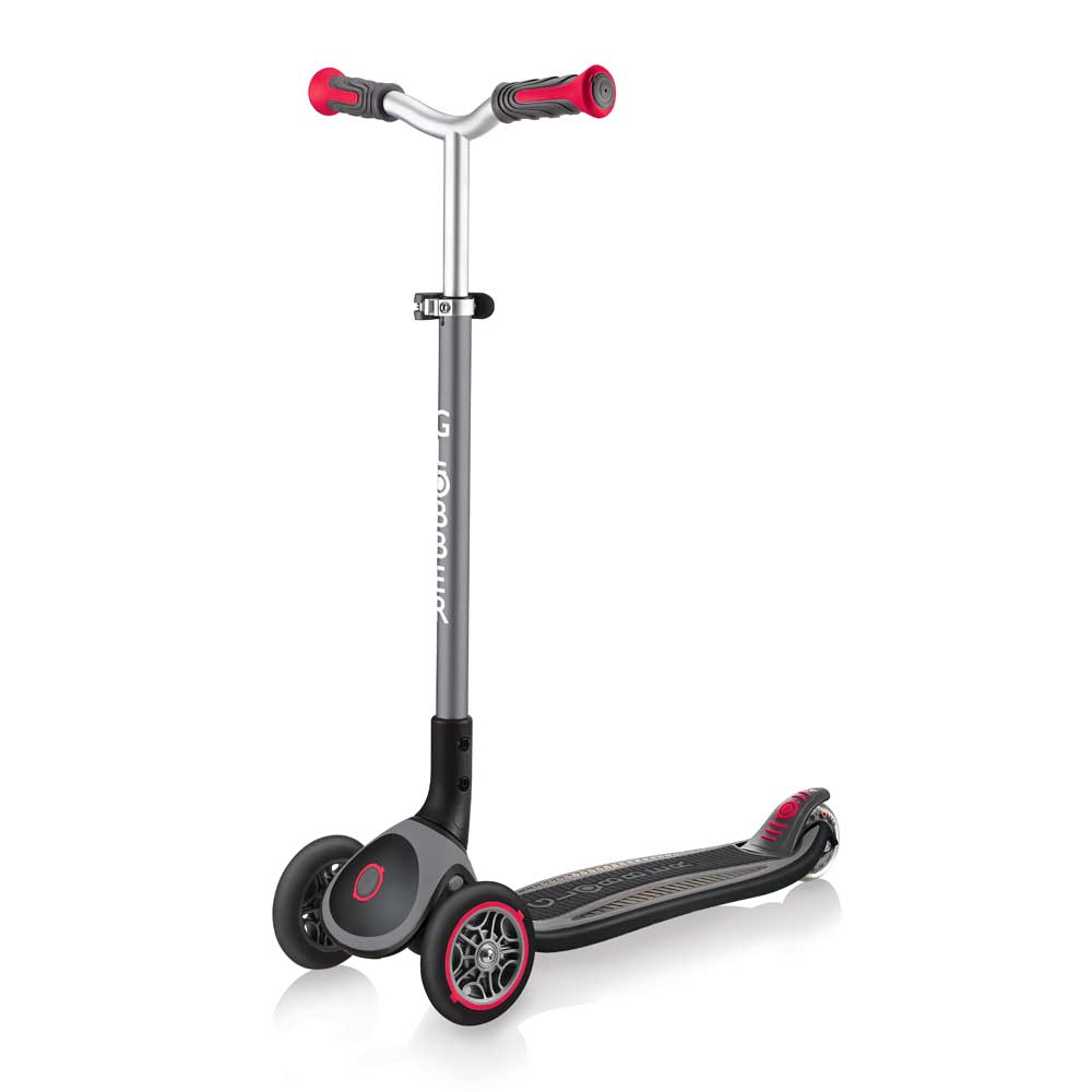 Globber Master Scooter schwarz rot