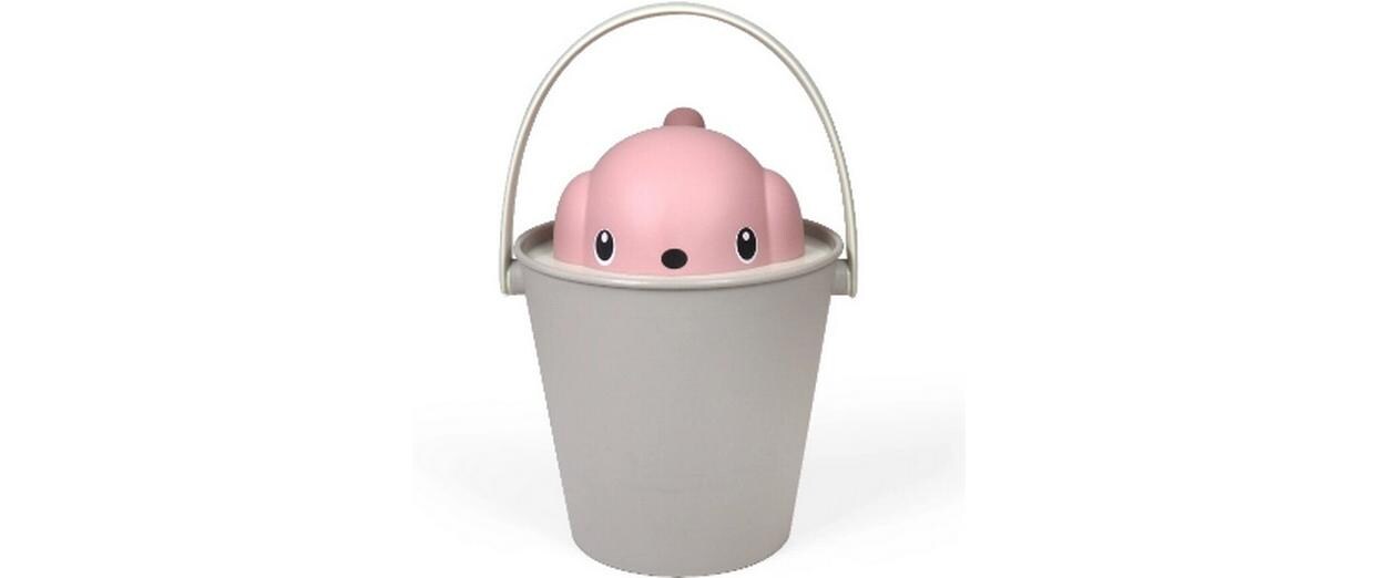 Futterbehälter Crock Pink/BeigeLuftdichter Futterbehälter mit Löffel, ideal zur Aufbewahrung von Trockenfutter und Snacks