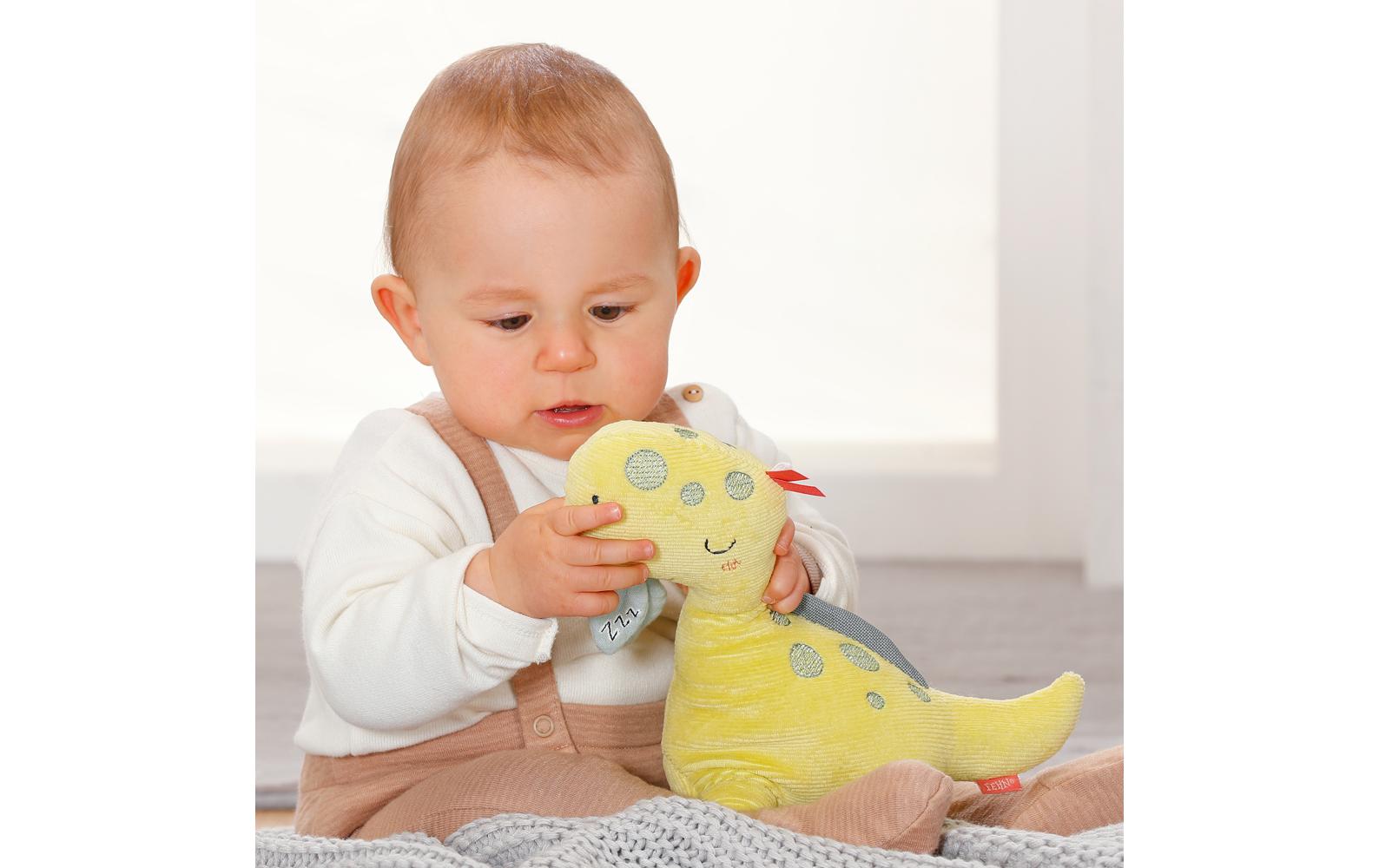 Nachtlicht DinoKuscheltier mit Nachtlicht-Modul für Babys & Kleinkinder