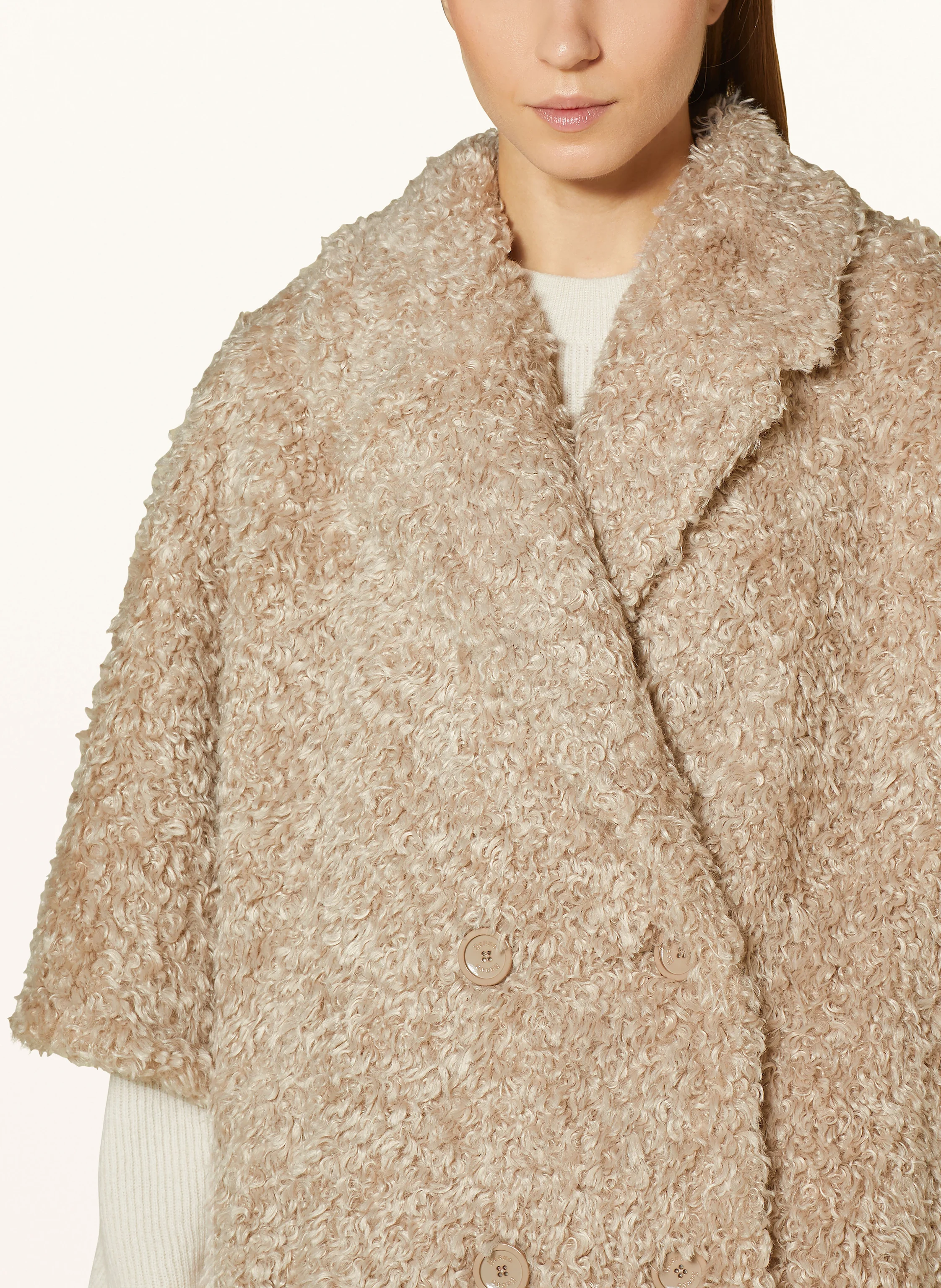 HERNO Kunstfelljacke MANTELLA mit 3/4-Arm