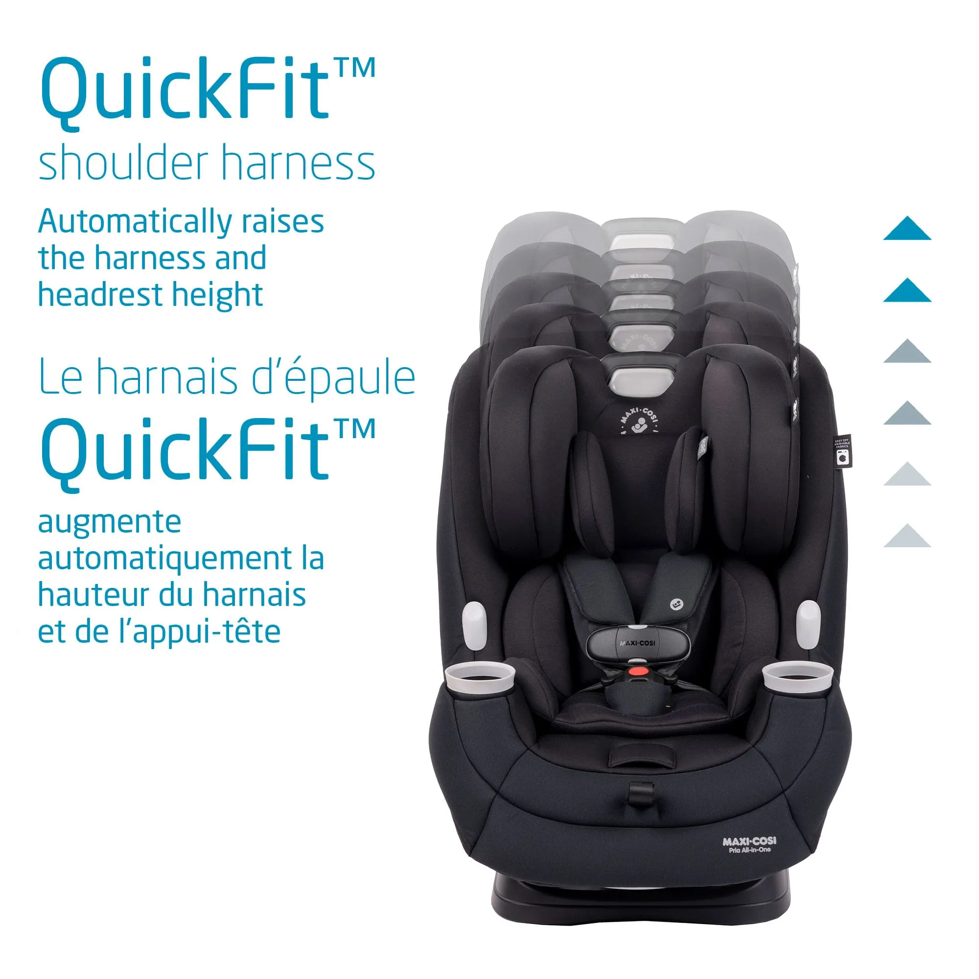 Maxi-cosi Siège d'Auto Pria All-in-one 4-100lb - Authentic Noir