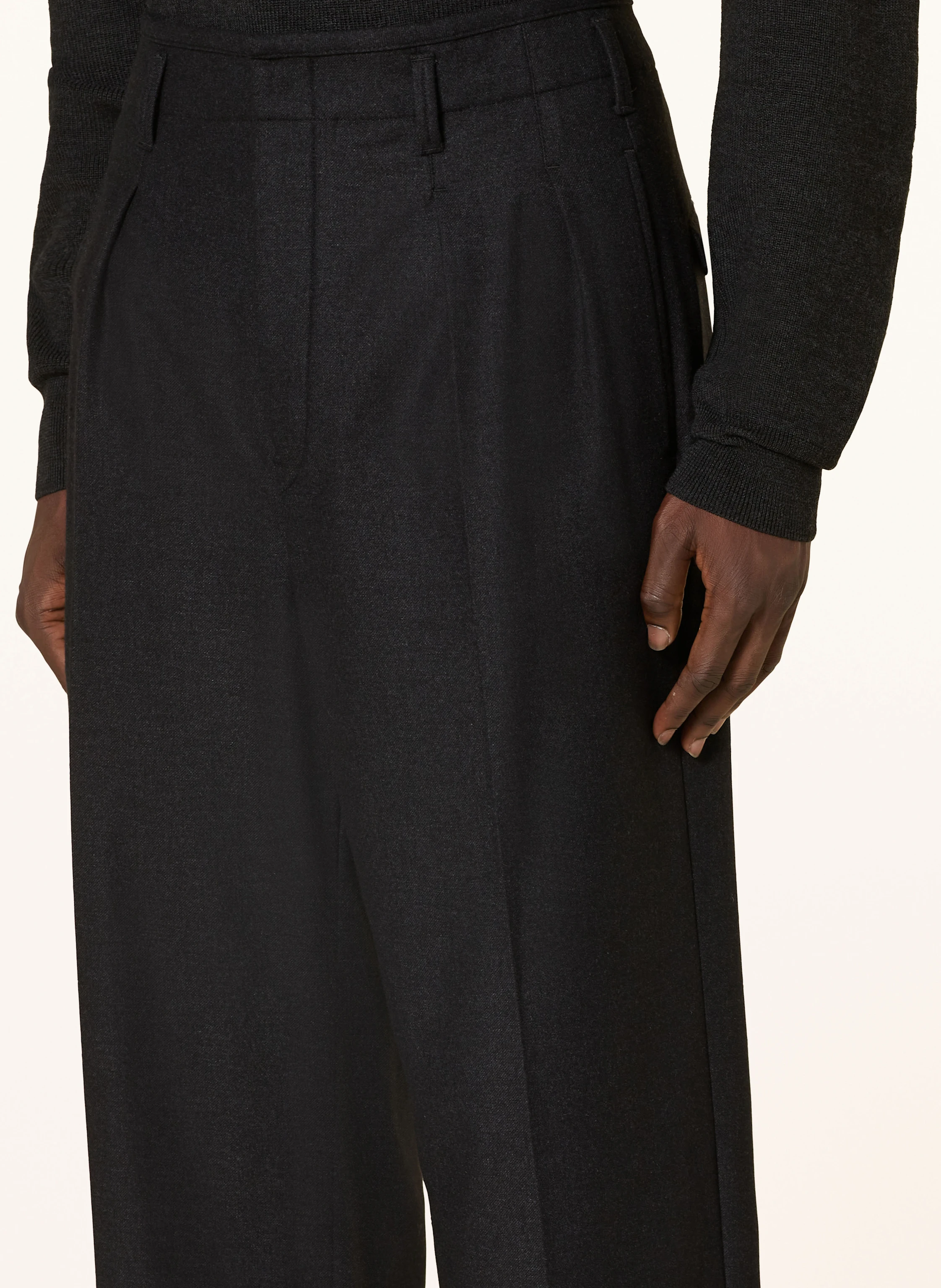 LEMAIRE Hose Regular Fit mit Cashmere