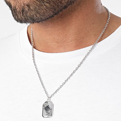 Pendentif Folium Argenté