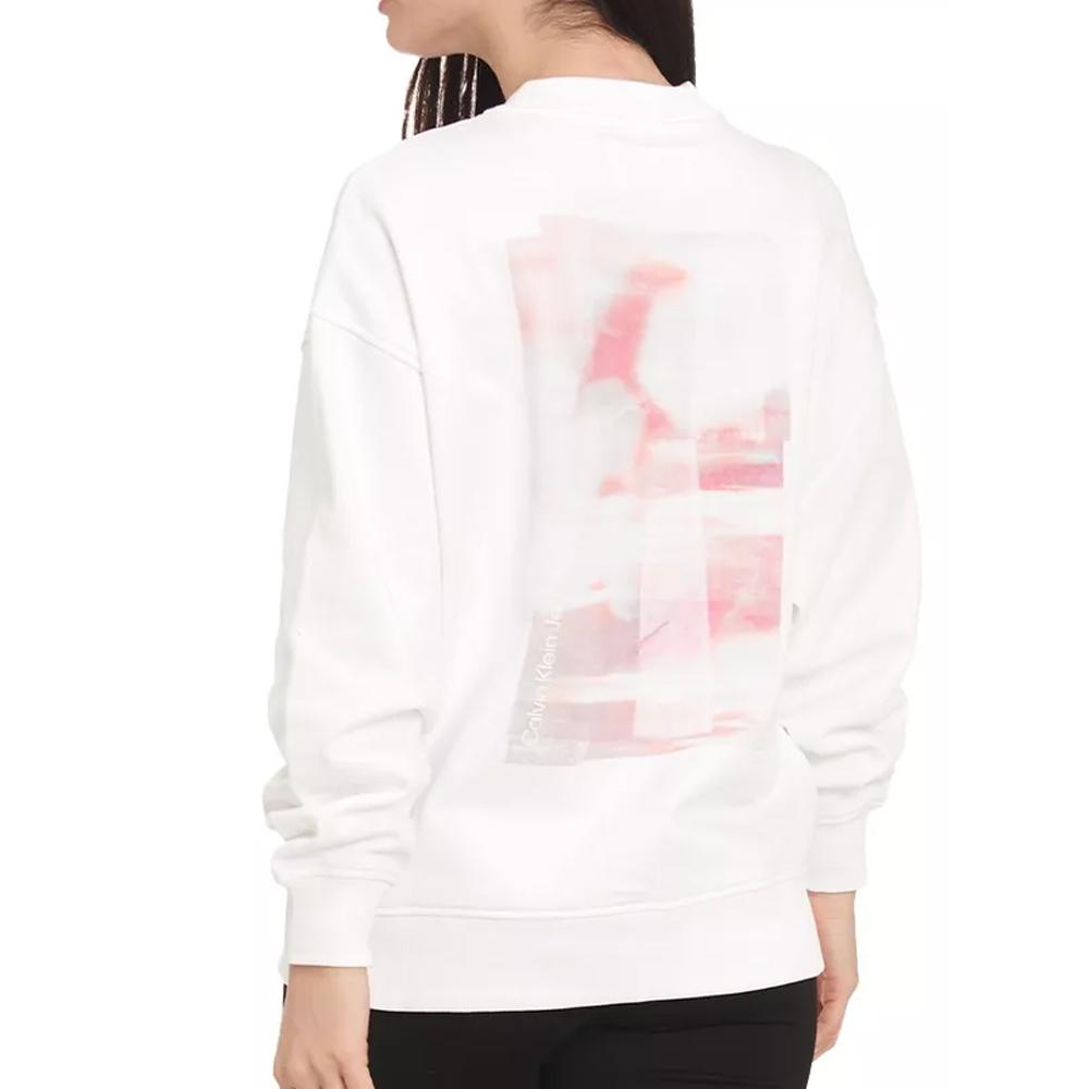Calvin Klein Jeans Sweat Blanc Femme Calvin Klein Jeans Diffused