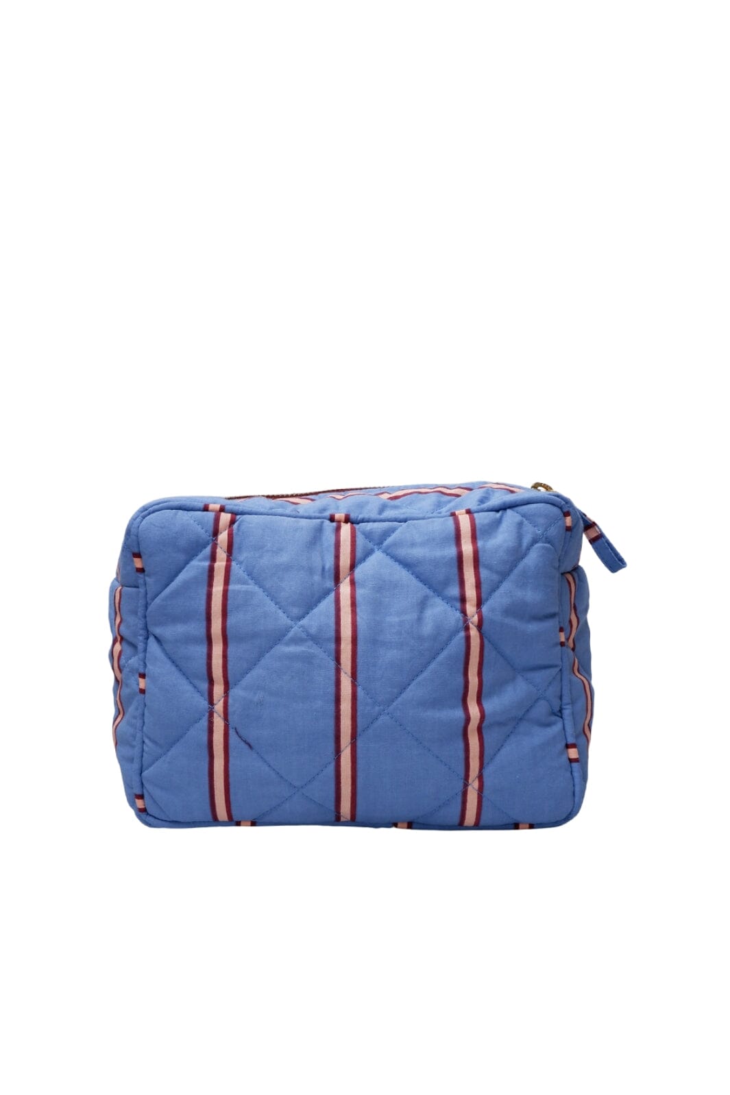 Black Colour Bcnorma Makeup Bag 7009 blue stripe