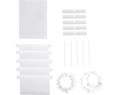 Soluna lamellenset Scherm ivoor 40x260 cm