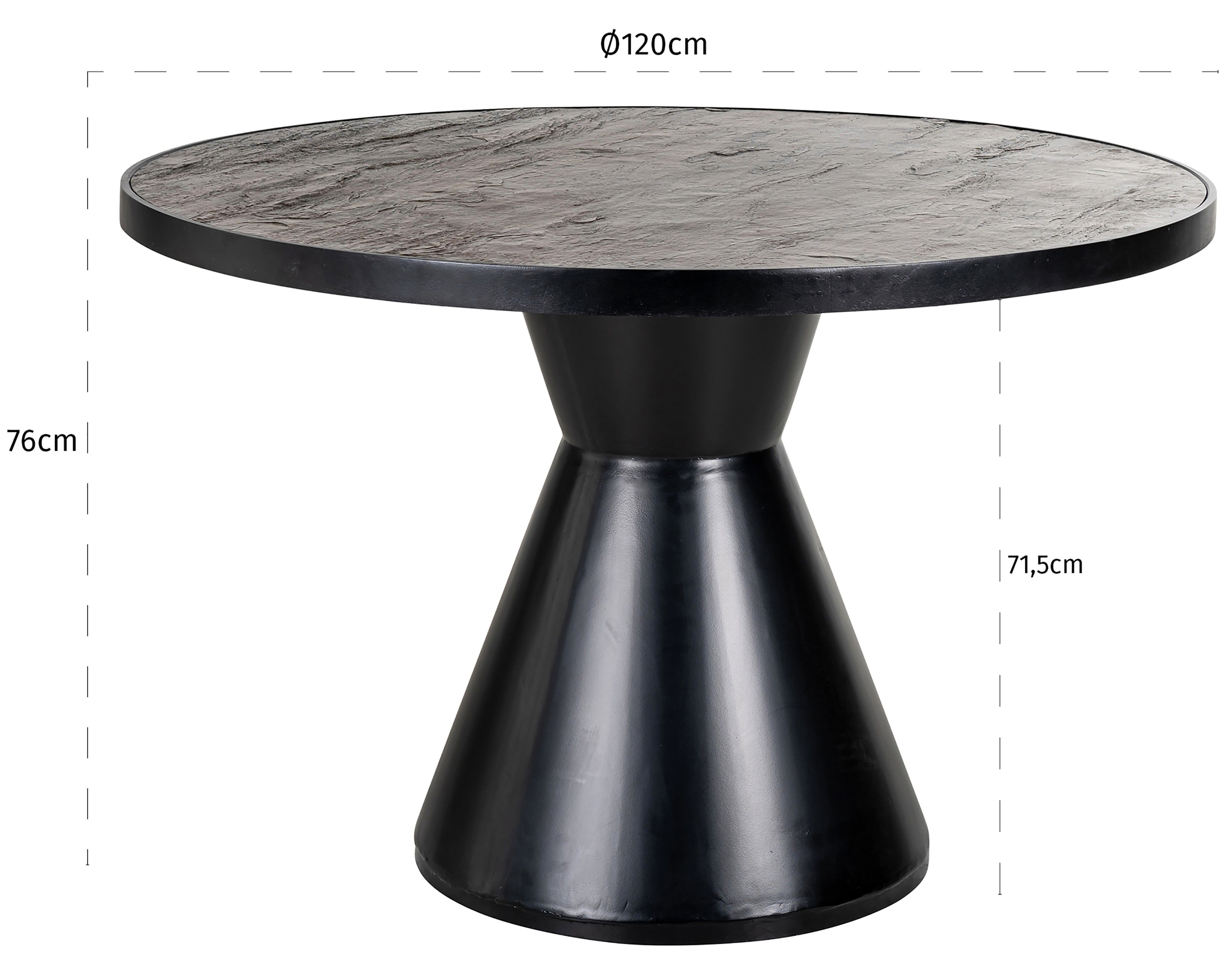 Eettafel 211605 Russell ⌀120  x H76 cm
