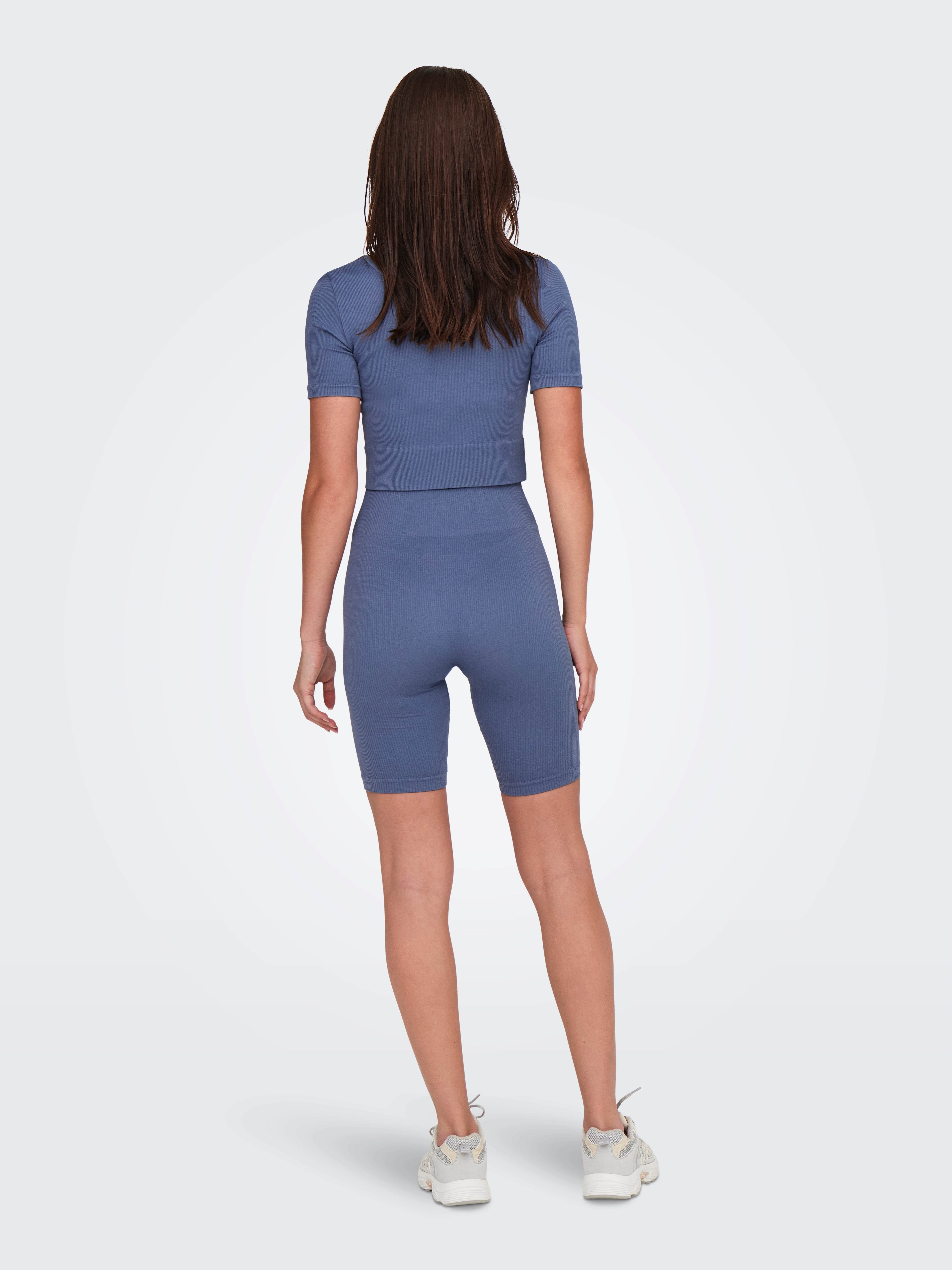 ONPJAIA Hohe Taille Slim Fit Shorts Vintage Indigo