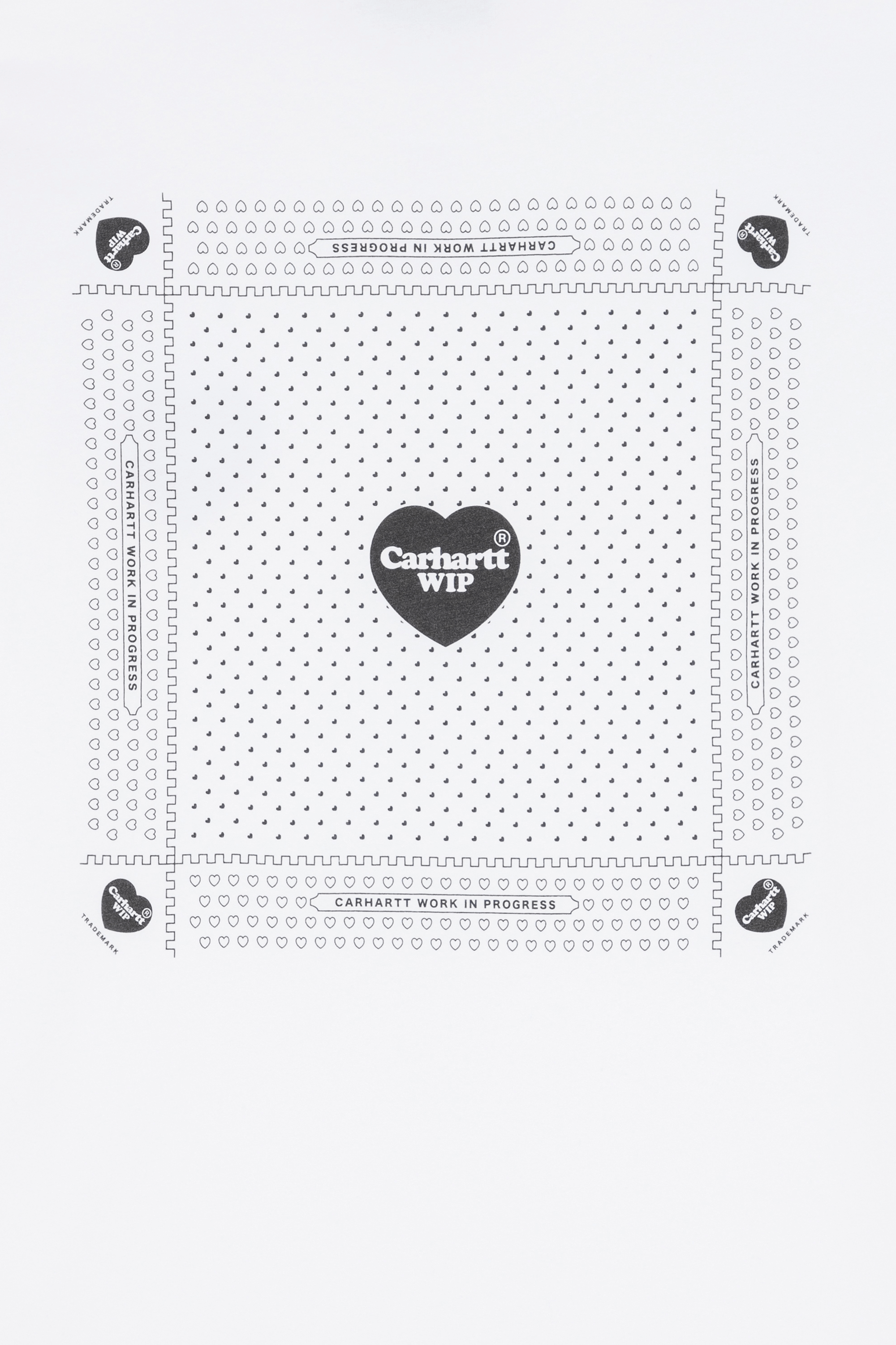 CARHARTT WIP T-shirt Heart Bandana T-Shirt Blanc
