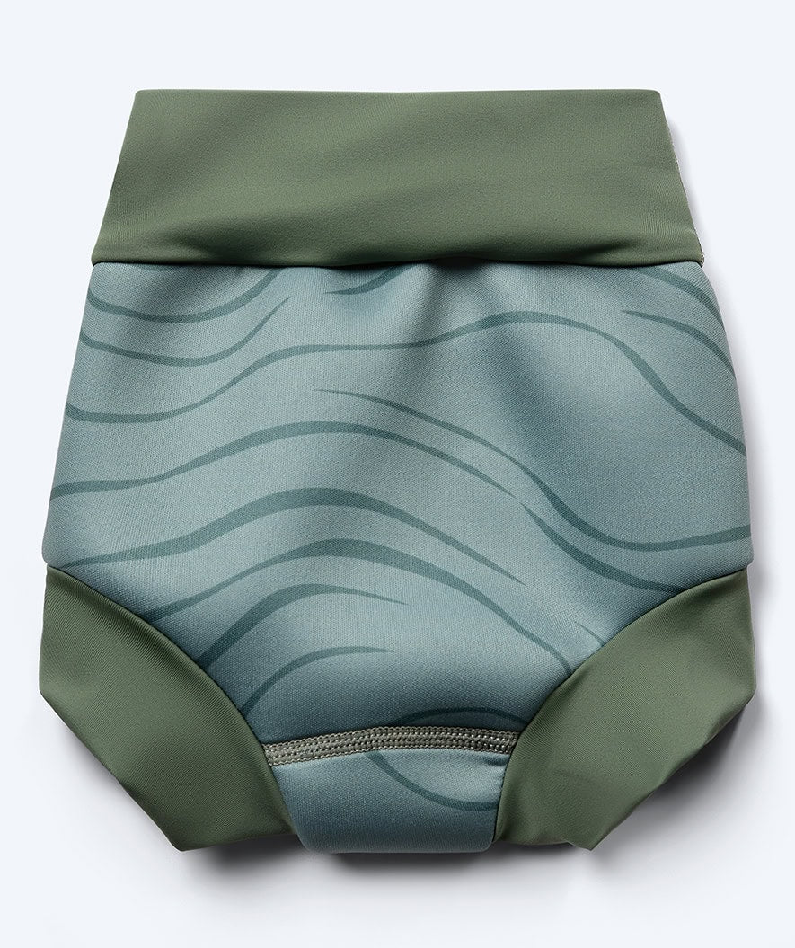 Watery blebadebukser til børn - Neoprene Swim Nappy - Fjord Green