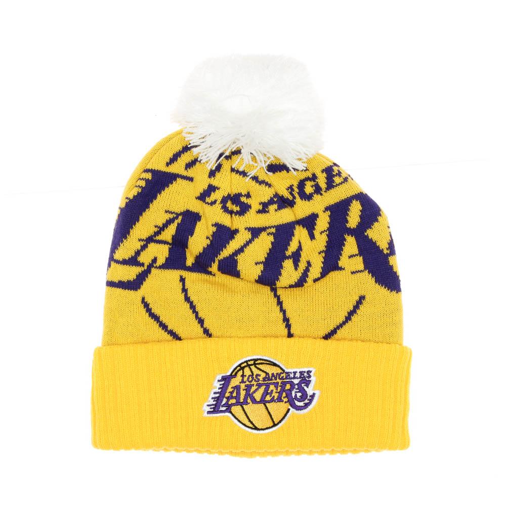 NBA Los Angeles Lakers Bonnet Bleu/Jaune Garçon NBA Collegiate