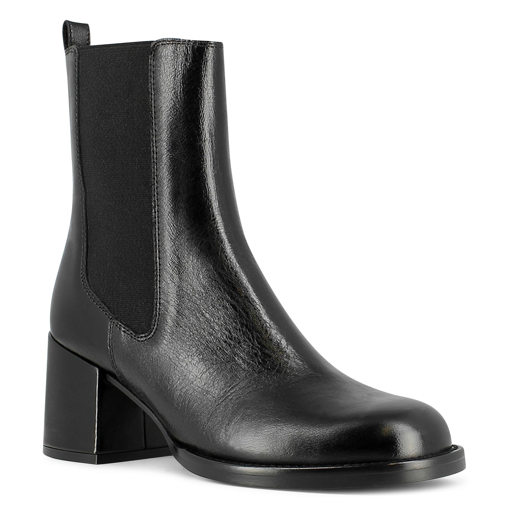 BIENVUE - Bottines en cuir | Noir