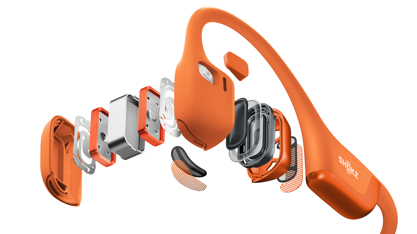 Shokz - OpenRun Pro2 Orange - Bone Conduction Headset