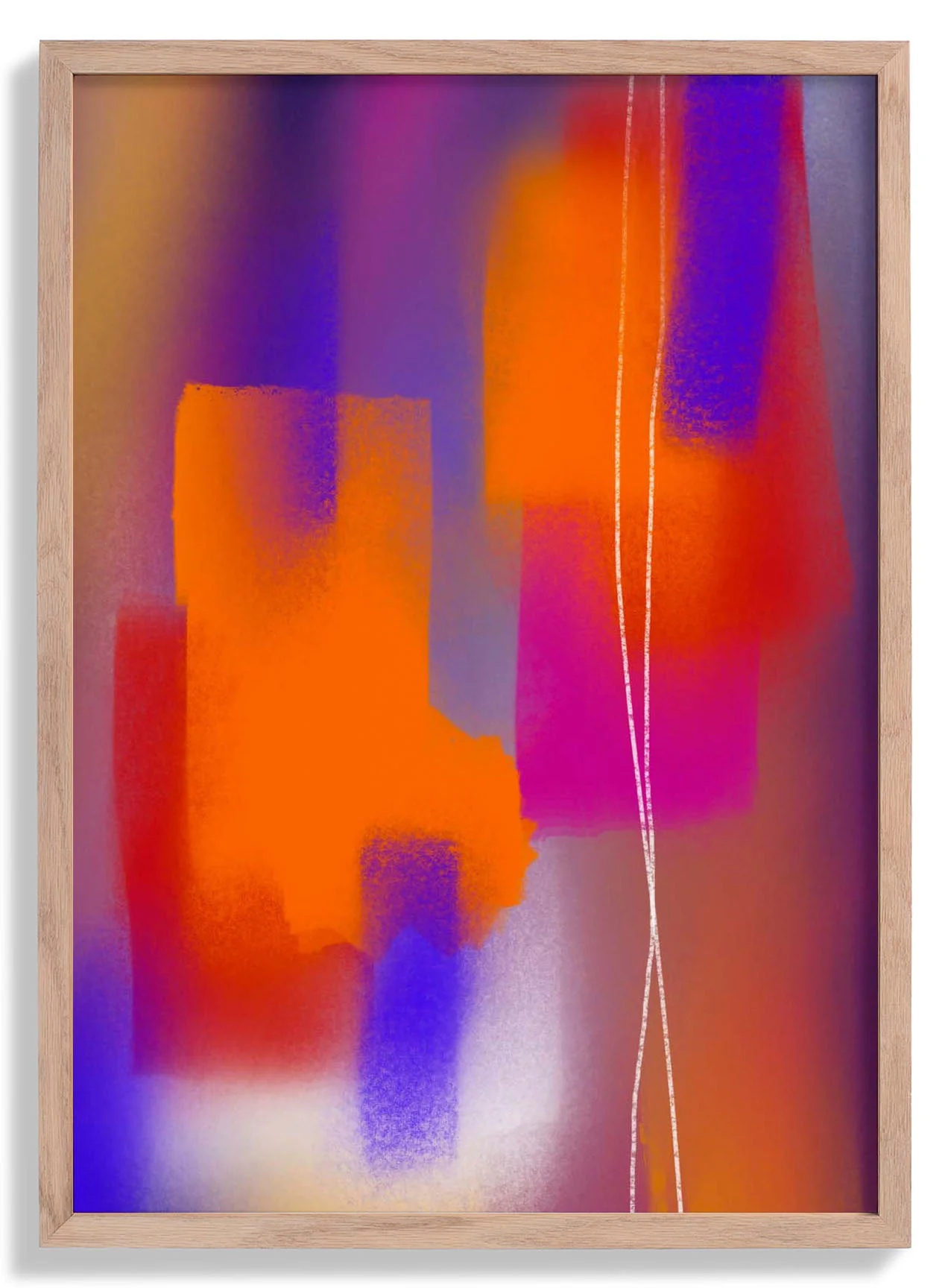 Haze Abstrakter Kunstdruck