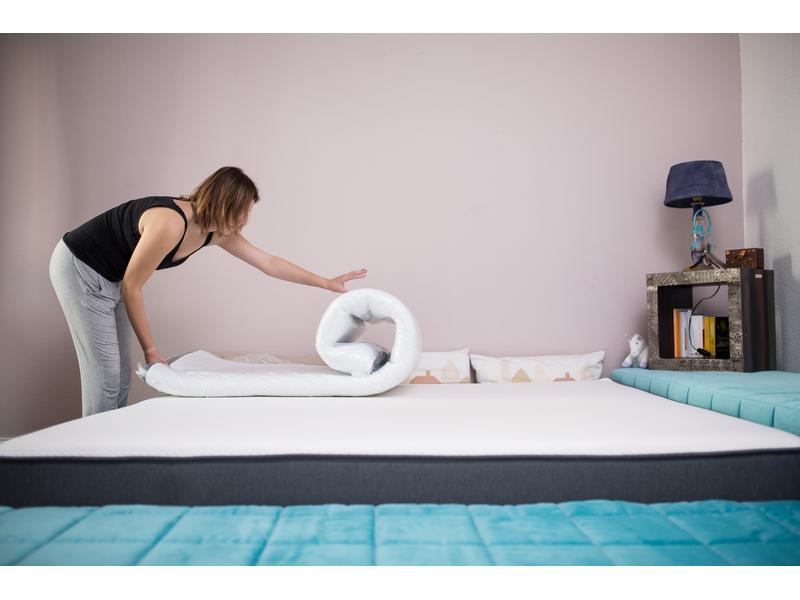 eazzzy Matratzentopper Eazzzy 140 x 200 cm Altes Bett, neuer Schlafkomfort
