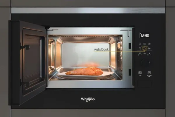 Whirlpool WMF201G, Indbygget, Grill mikroovn, 20 L, 800 W, Indbygget skærm, Dreje, Berøring