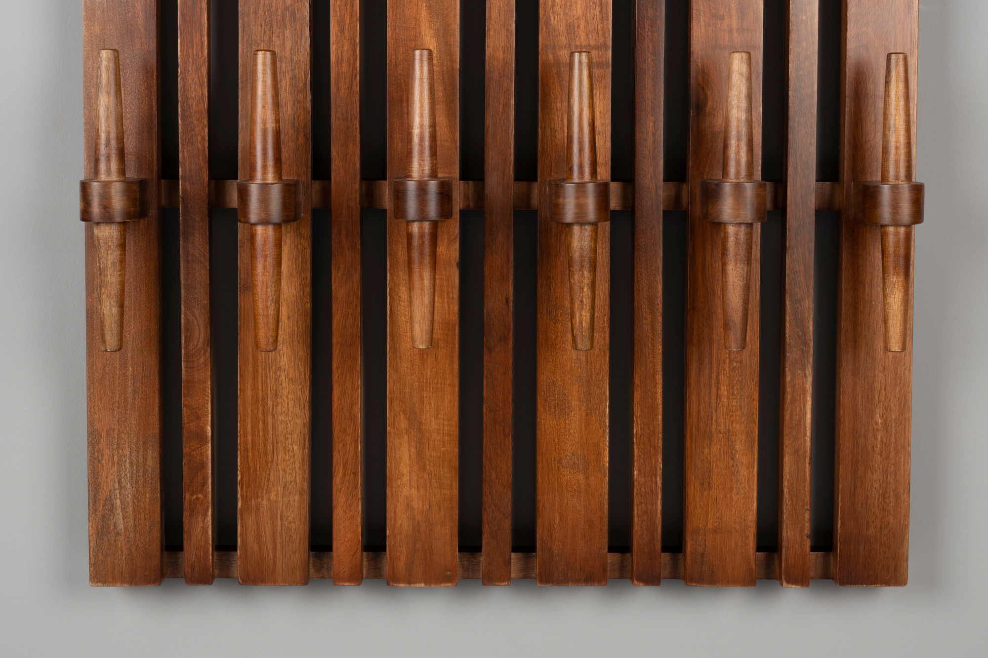 WALL COAT RACK SHELF JAKUB WALNUT
