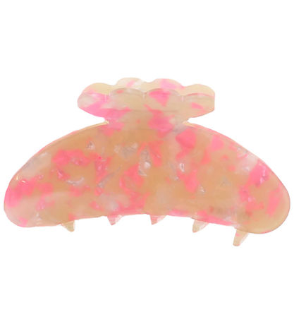 By Stær Haarspange - Asta - 10 x 5 cm - Pink Marmor