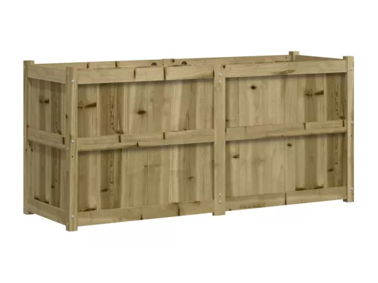 Jardinière 150x50x70 cm bois de pin imprégné