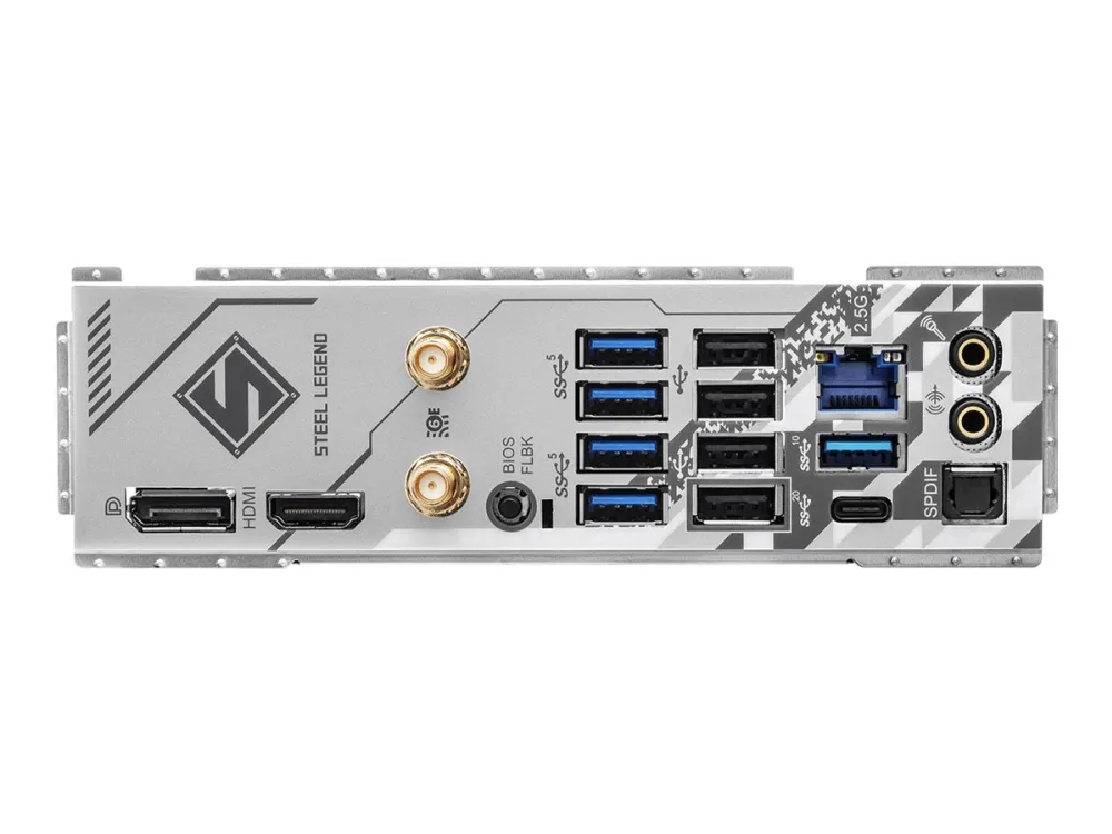ASRock B650 Steel Legend WiFi - Bundkort - ATX - Socket AM5 - AMD B650 Chipset - USB-C 3.2 Gen 2x2, USB 3.2 Gen 2, USB-C 3.2 Gen 1, USB 3.2 Gen 1 - 2.5 Gigabit LAN, Wi-Fi 6E, Bluetooth - onboard grafik (CPU påkrævet) - HD Audio (8-kanaler)