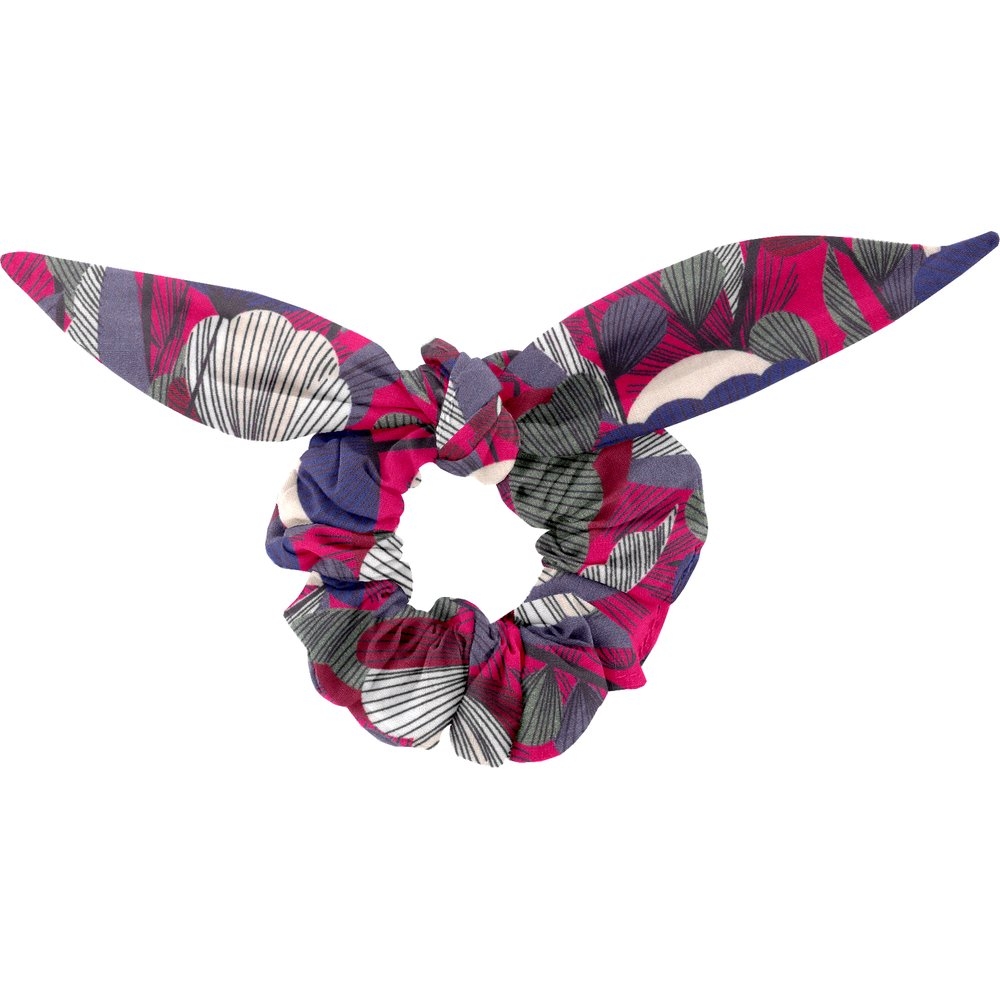 Chouchou Nœud Pavot Fuchsia