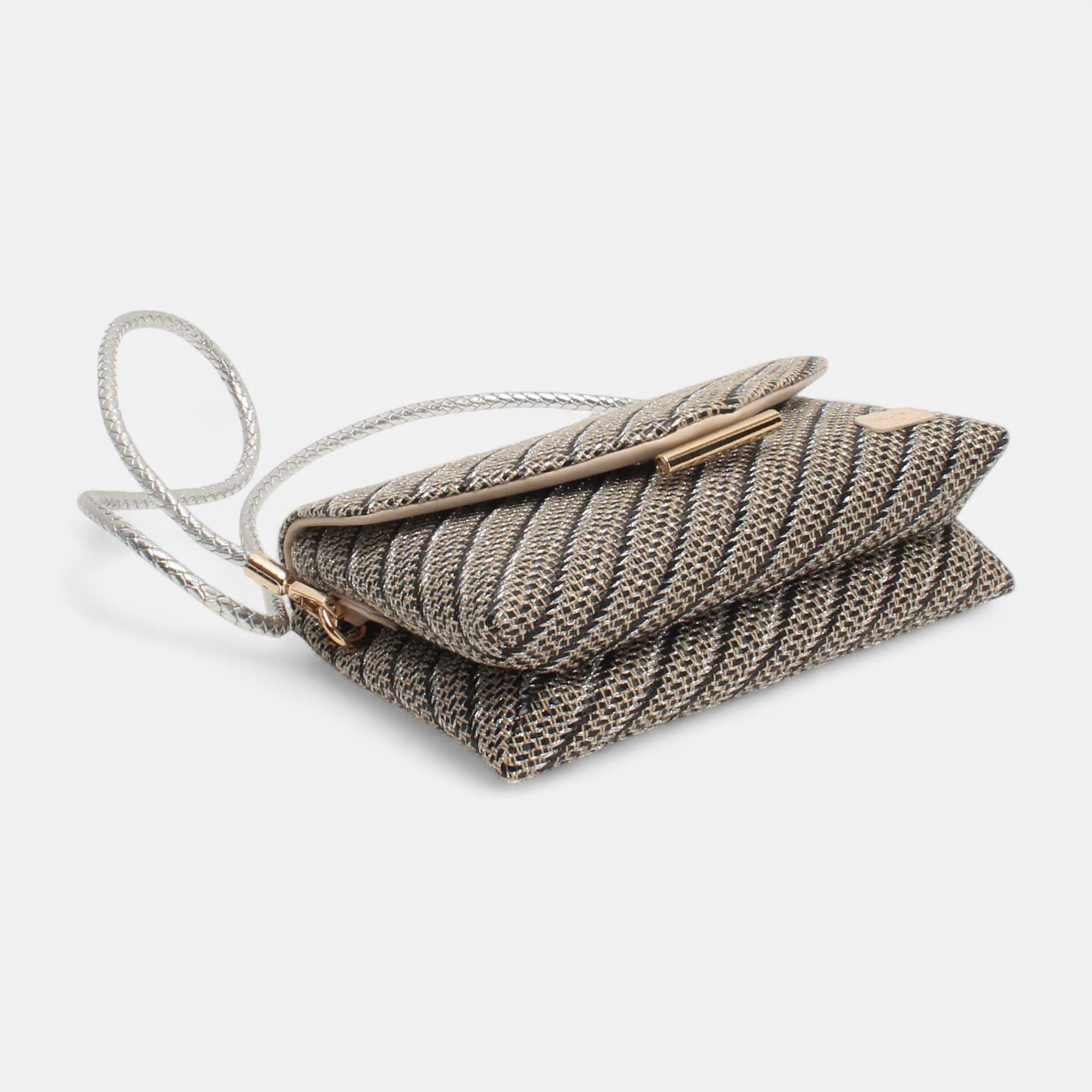 Sac bandoulière argent