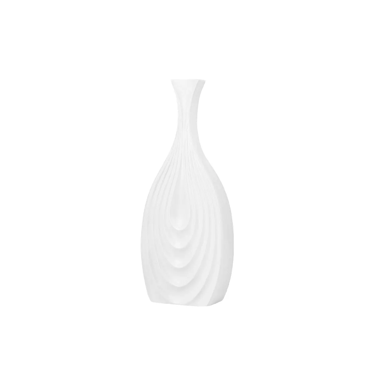 Beliani Vase THAPSUS Blanc