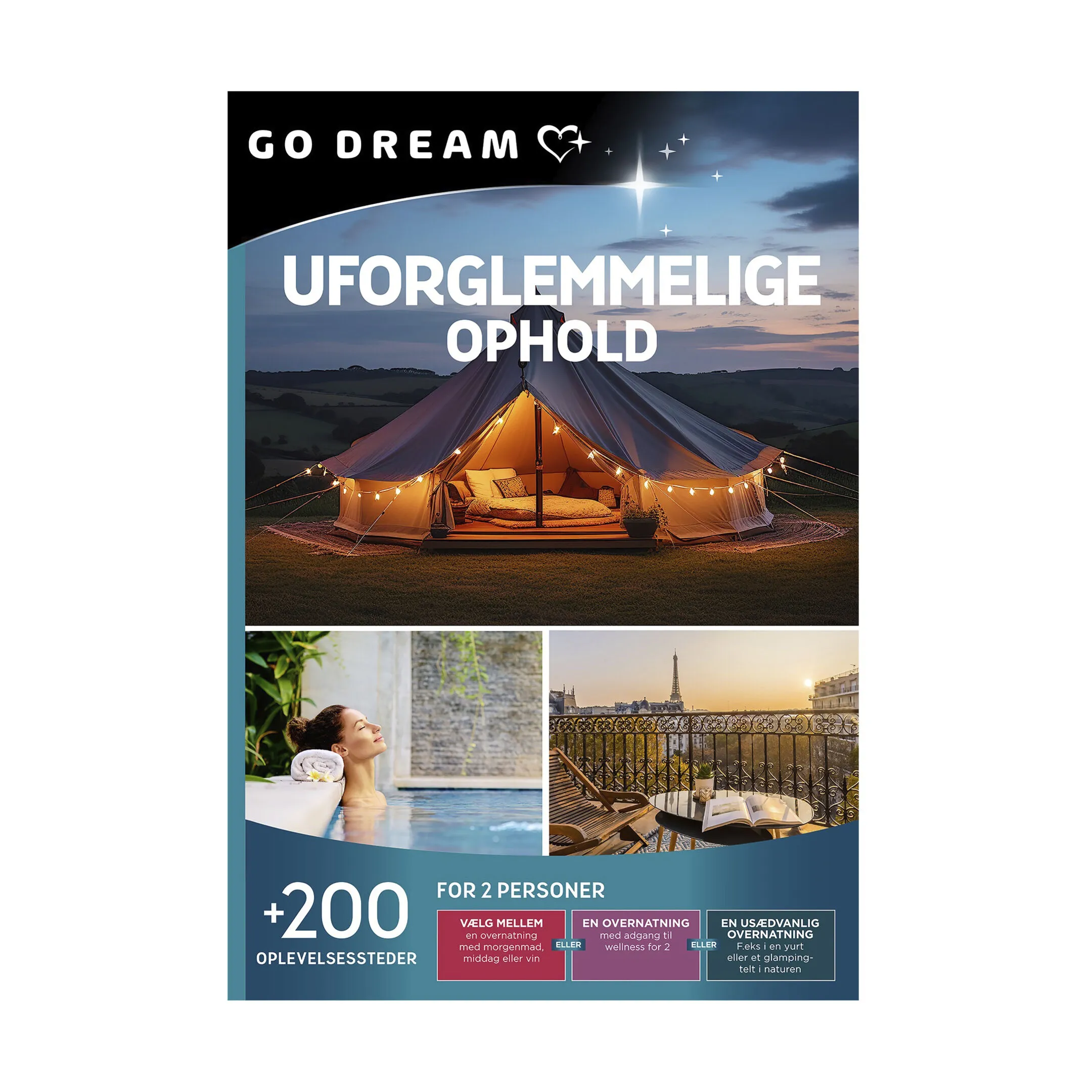 GO DREAM Gavekort - Uforglemmelige ophold