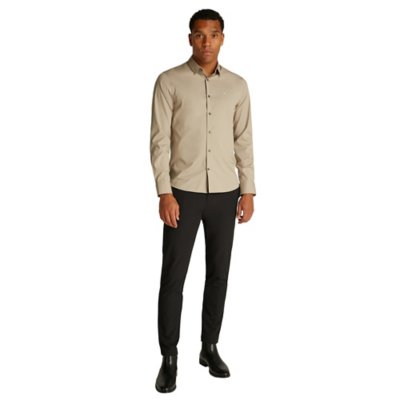 Chemise à manches longues homme Poplin Stretch Slim CALVIN KLEIN
