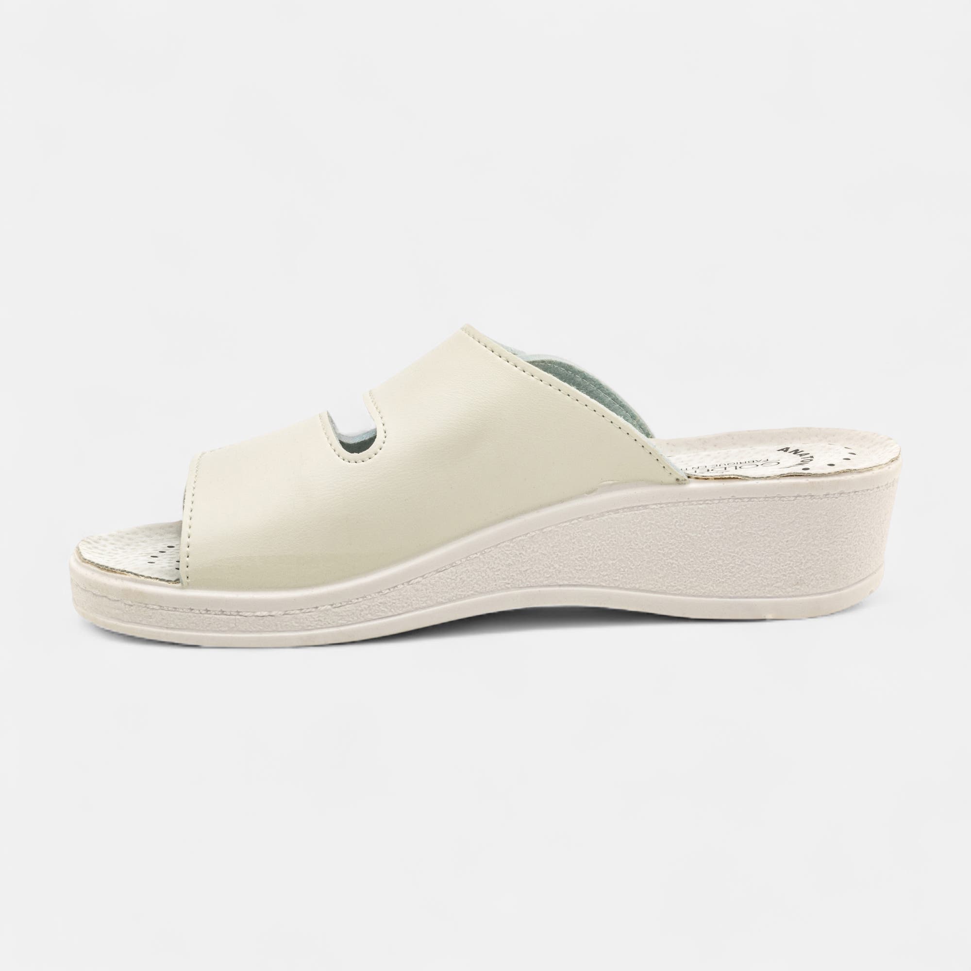 Nu-pieds confort Femme blanc