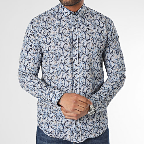 Chemise Manches Longues Bleu Clair
